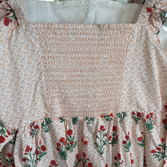 Hill House Pippa Dress in Poppy Block Print - Picture 7 of 9